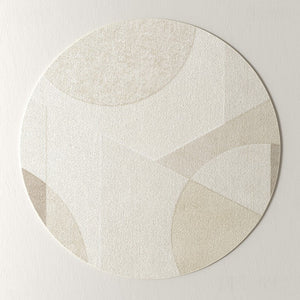 Unique Round Rugs under Coffee Table, Large Modern Round Rugs for Dining Room, Contemporary Modern Rug Ideas for Living Room, Circular Modern Rugs for Bedroom-Art Painting Canvas