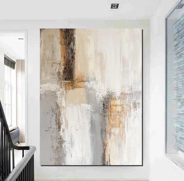 Modern Canvas Painting, Contemporary Acrylic Wall Art Ideas, Large Abstract Paintings, Large Paintings for Living Room, Simple Modern Art-Art Painting Canvas