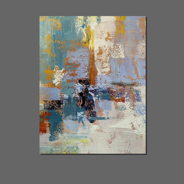 Acrylic Abstract Painting Behind Sofa, Acrylic Painting for Sale, Large Painting on Canvas, Living Room Wall Art Paintings, Buy Paintings Online