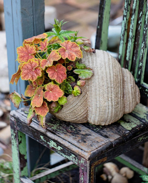 Snail Flowerpot for Garden Decoration, Cute Snail Statues, Garden Animal Statues, Unique Modern Garden Sculptures, Creative Villa Outdoor Gardening Ideas-Art Painting Canvas