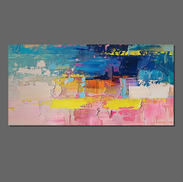 Abstract Wall Art for Bedroom, Modern Paintings for Living Room, Acrylic Painting on Canvas, Original Canvas Art, Simple Abstract Artwork-Art Painting Canvas