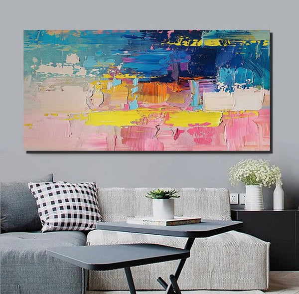 Abstract Wall Art for Bedroom, Modern Paintings for Living Room, Acrylic Painting on Canvas, Original Canvas Art, Simple Abstract Artwork-Art Painting Canvas