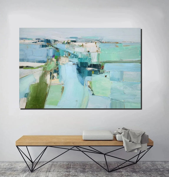 Modern Living Room Wall Art Ideas, Contemporary Canvas Art, Canvas Paintings for Bedroom, Hand Painted Art on Canvas, Original Acrylic Art-Art Painting Canvas