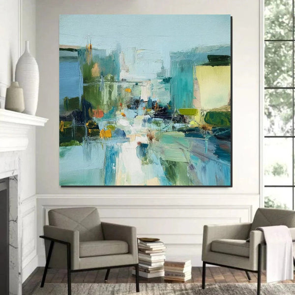 Abstract Wall Art on Canvas, Modern Paintings for Bedroom, Hand Painted Canvas Art, Contemporary Art on Canvas, Original Acrylic Paintings-Art Painting Canvas