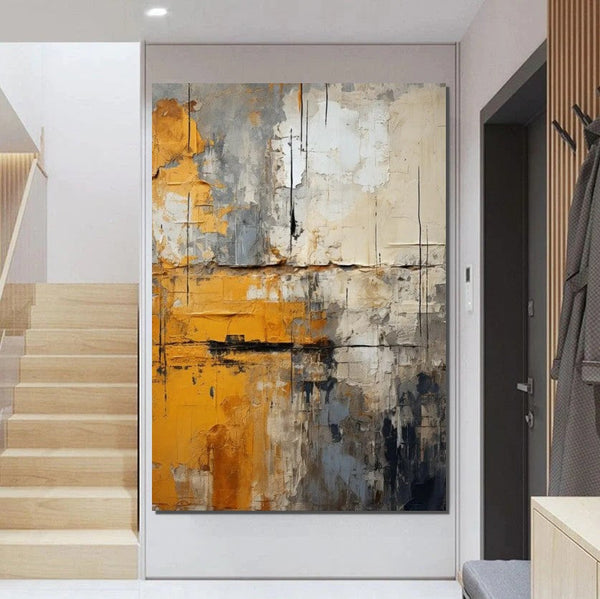 Hand Painted Wall Painting, Modern Abstract Art for Bedroom, Abstract Acrylic Wall Painting, Extra Large Paintings for Living Room, Simple Painting Ideas-Art Painting Canvas