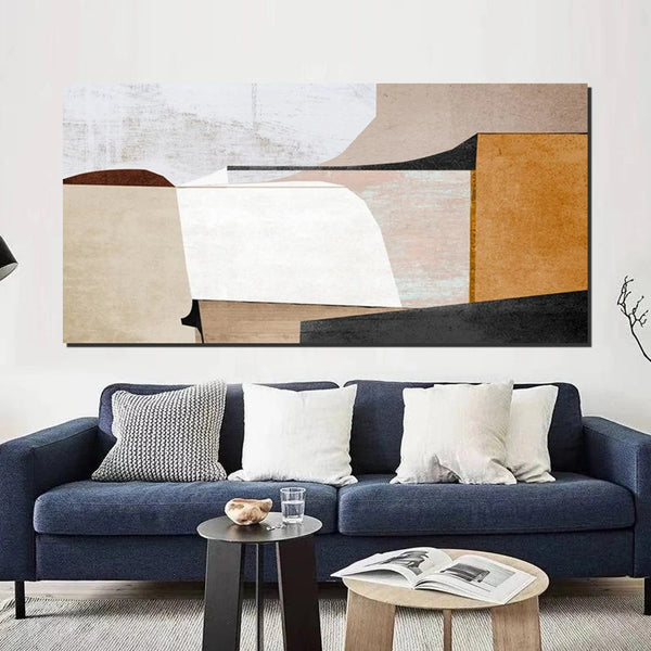 Simple Abstract Art, Original Acrylic Paintings, Hand Painted Canvas Art, Modern Paintings for Bedroom, Modern Living Room Art Ideas, Buy Art Online-Art Painting Canvas