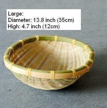 Natural Bamboo Baskets, Kitchen Storage Baskets, Farmhouse Storage Basket, Hand Woven Storage Baskets, Snacks Basket, Set of 3-Art Painting Canvas