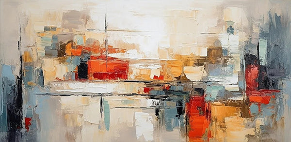 Original Abstract Art, Hand Painted Canvas Art, Modern Paintings for Living Room, Canvas Paintings for Bedroom, Heavy Texture Paintings-Art Painting Canvas