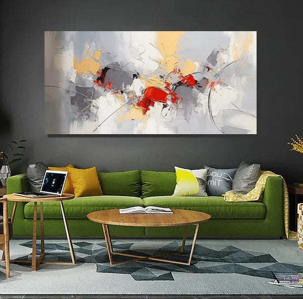 Hand Painted Canvas Art, Modern Paintings for Bedroom, Modern Living Room Art Ideas, Buy Art Online, Simple Abstract Art, Original Acrylic Paintings-Art Painting Canvas