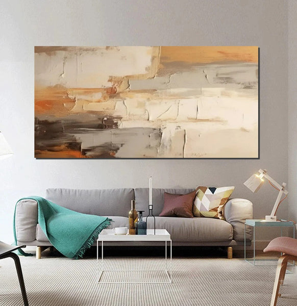 Modern Contemporary Abstract Artwork, Extra Large Wall Art Painting, Acrylic Painting for Living Room-Art Painting Canvas