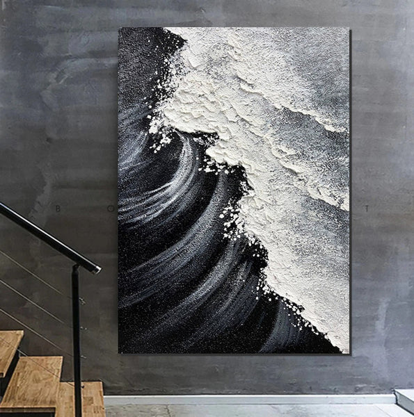 Heavy Texture Acrylic Paintings, Canvas Painting Ideas for Bedroom, Large Abstract Canvas Paintings, Hand Painted Wall Painting