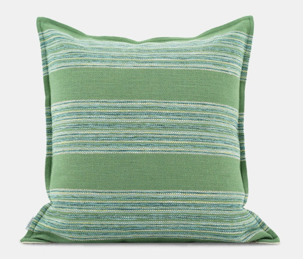 Green Modern Sofa Pillows for Couch, Contemporary Decorative Pillow Covers, Large Decorative Pillows for Living Room
