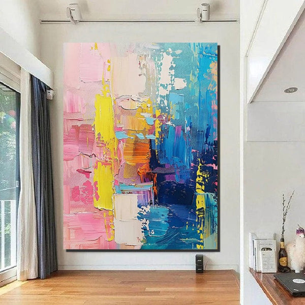 Contemporary Canvas Art, Modern Paintings for Bedroom, Large Wall Art for Living Room, Hand Painted Wall Paintings, Original Abstract Art-Art Painting Canvas