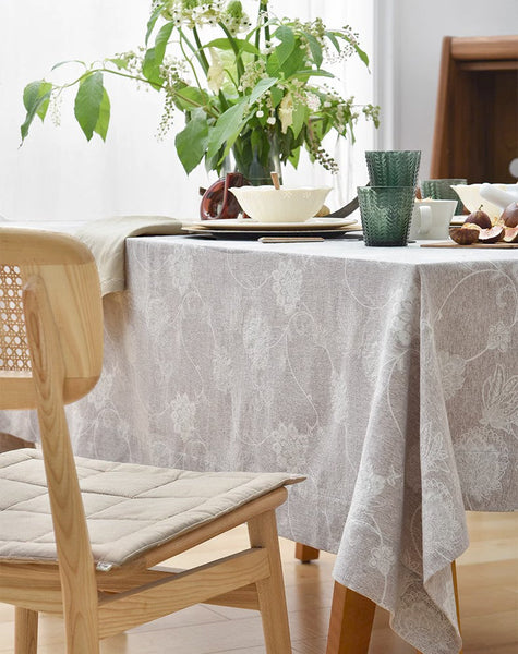 Rustic Table Covers for Kitchen, Country Farmhouse Tablecloth, Square Tablecloth for Round Table, Large Rectangle Tablecloth for Dining Room Table-Art Painting Canvas