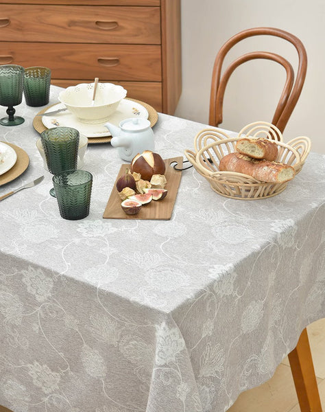 Rustic Table Covers for Kitchen, Country Farmhouse Tablecloth, Square Tablecloth for Round Table, Large Rectangle Tablecloth for Dining Room Table-Art Painting Canvas