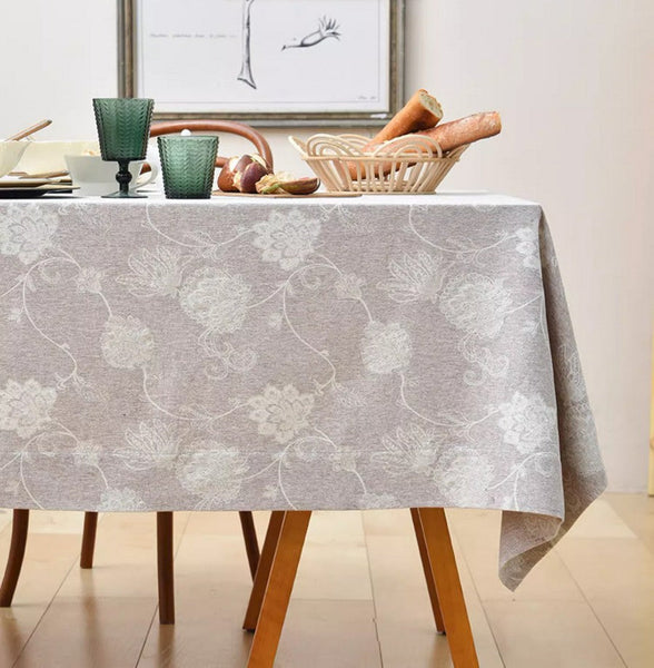 Rustic Table Covers for Kitchen, Country Farmhouse Tablecloth, Square Tablecloth for Round Table, Large Rectangle Tablecloth for Dining Room Table-Art Painting Canvas