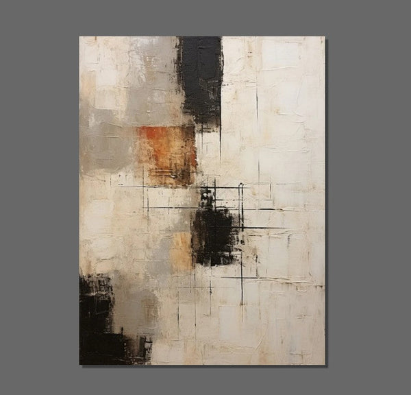 Hand Painted Wall Art Paintings, Modern Abstract Art for Dining Room, Extra Large Paintings for Living Room, Abstract Acrylic Painting-Art Painting Canvas