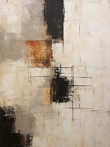 Hand Painted Wall Art Paintings, Modern Abstract Art for Dining Room, Extra Large Paintings for Living Room, Abstract Acrylic Painting-Art Painting Canvas