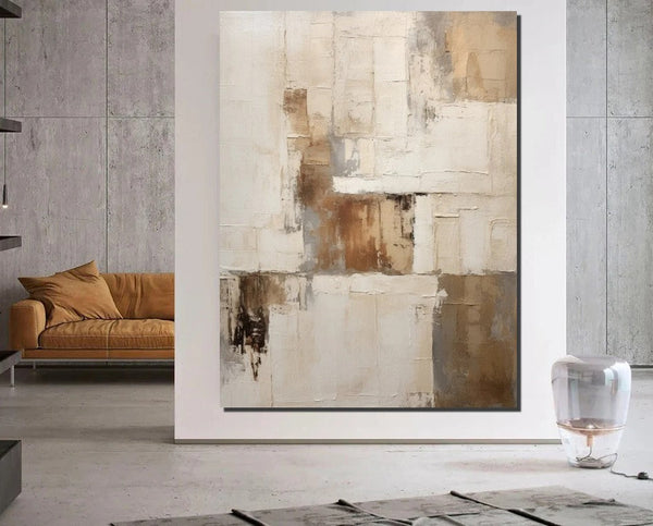 Modern Abstract Art for Dining Room, Extra Large Paintings for Living Room, Hand Painted Wall Art Paintings, Abstract Acrylic Painting-Art Painting Canvas