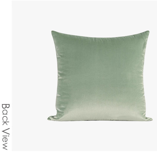 Abstract Contemporary Throw Pillow for Living Room, Green Decorative Throw Pillows for Couch, Large Modern Sofa Throw Pillows-Art Painting Canvas