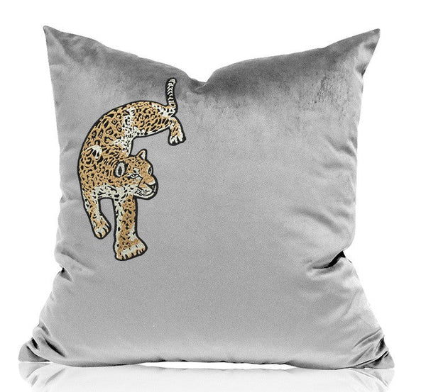 Cheetah Decorative Throw Pillows, Decorative Pillows for Living Room, Modern Sofa Pillows, Contemporary Throw Pillows-Art Painting Canvas