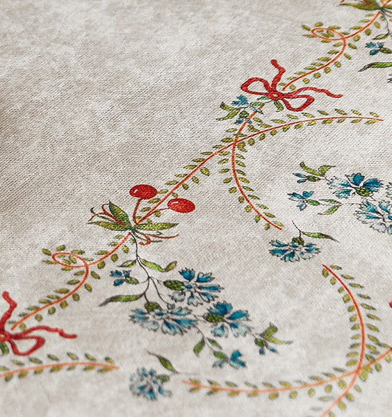 Spring Flower Table Covers for Round Table, Large Modern Rectangle Tablecloth for Dining Table, Farmhouse Table Cloth for Oval Table, Square Tablecloth for Kitchen-Art Painting Canvas