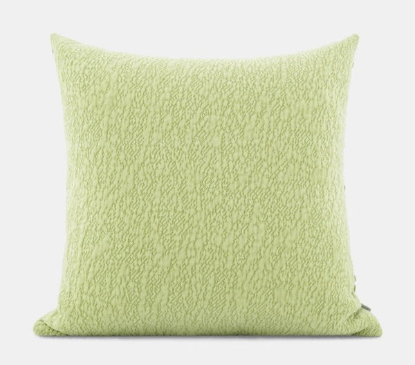 Modern Throw Pillows, Green Modern Sofa Pillows, Large Square Pillows, Decorative Pillows for Couch, Decorative Throw Pillows for Living Room Couch