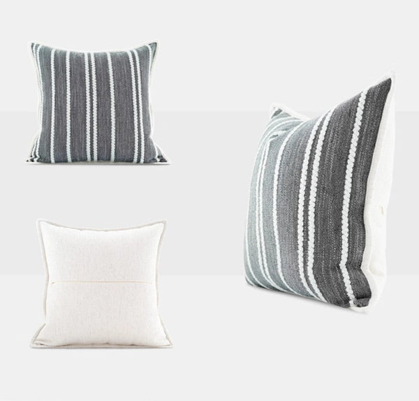 Contemporary Modern Sofa Pillows, Large Throw Pillow for Interior Design, Simple Decorative Throw Pillows, Large Square Modern Throw Pillows for Couch