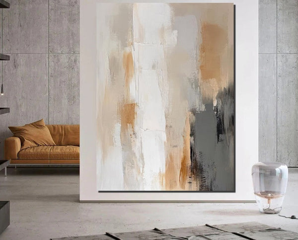 Living Room Wall Painting, Modern Artwork, Large Canvas Painting, Contemporary Wall Painting, Acrylic Painting for Dining Room-Art Painting Canvas