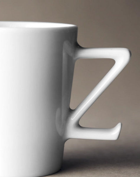 Modern Handmade Pottery Coffee Cup, Creative White Ceramic Coffee Mugs, Large Unique Tea Cup, Large Capacity Coffee Cups-Art Painting Canvas