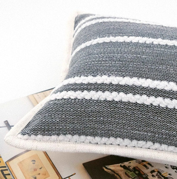 Contemporary Modern Sofa Pillows, Large Throw Pillow for Interior Design, Simple Decorative Throw Pillows, Large Square Modern Throw Pillows for Couch