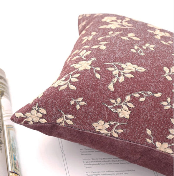 Embroidery Decorative Sofa Pillows, Large Throw Pillow for Interior Design, Luxury Decorative Throw Pillows for Couch, Large Square Modern Sofa Pillows for Living Room