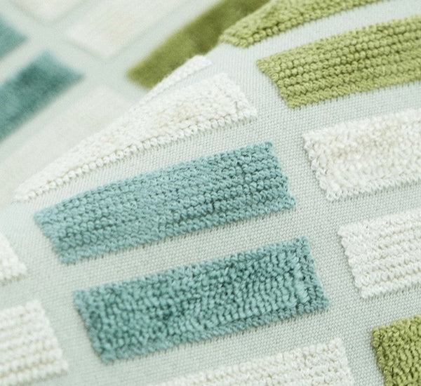 Modern Throw Pillows, Green Modern Sofa Pillows, Large Square Pillows, Decorative Pillows for Couch, Decorative Throw Pillows for Living Room Couch