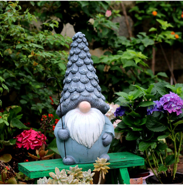 Garden Figure Sculpture Statues, Gnome Statue for Garden Ornaments, Garden Decoration Ideas, Villa Courtyard Decor, Outdoor Garden Decoration-Art Painting Canvas