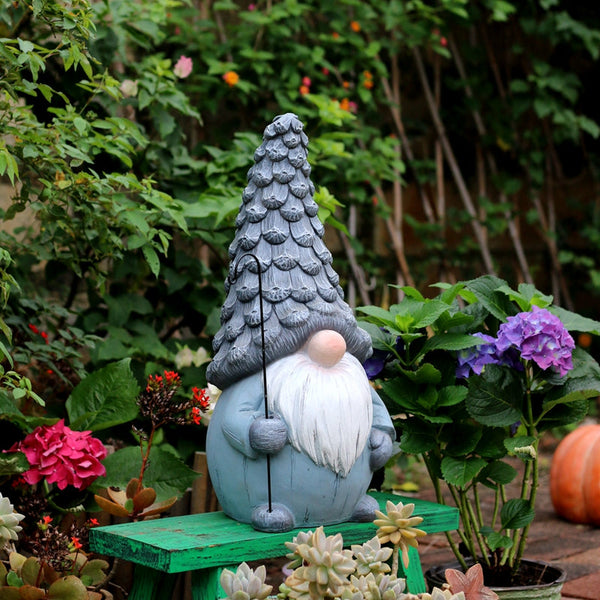 Garden Figure Sculpture Statues, Gnome Statue for Garden Ornaments, Garden Decoration Ideas, Villa Courtyard Decor, Outdoor Garden Decoration-Art Painting Canvas