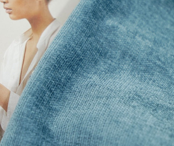 Abstract Blue Modern Sofa Pillows, Large Decorative Throw Pillows, Contemporary Square Modern Throw Pillows for Couch, Simple Throw Pillow for Interior Design-Art Painting Canvas