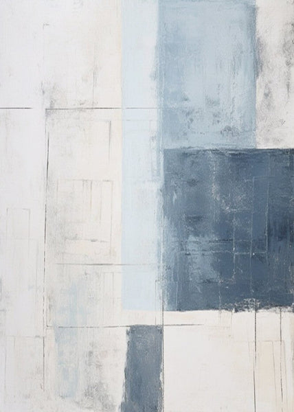 Modern Contemporary Abstract Artwork, Palette Knife Paintings, Extra Large Acrylic Painting, Simple Modern Art, Living Room Wall Art Painting-Art Painting Canvas