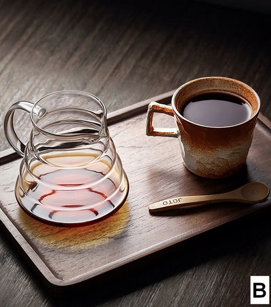 Creative Brown White Black Blue Ceramic Coffee Mugs, Modern Handmade Pottery Coffee Cup, Large Unique Tea Cup, Large Capacity Coffee Cups-Art Painting Canvas