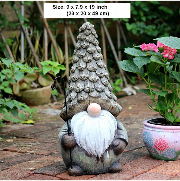 Garden Decoration Ideas, Garden Figure Sculpture Statues, Gnome Statue for Garden Ornaments, Villa Courtyard Decor, Outdoor Garden Decoration-Art Painting Canvas