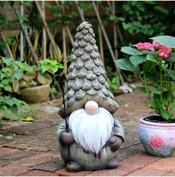 Garden Decoration Ideas, Garden Figure Sculpture Statues, Gnome Statue for Garden Ornaments, Villa Courtyard Decor, Outdoor Garden Decoration-Art Painting Canvas