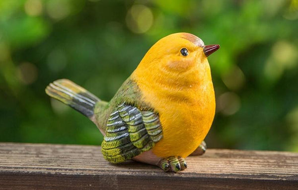 Singing Birds in the Garden, Animal Resin Statue for Garden Ornament, Lovely Birds Statues, Outdoor Decoration Ideas, Garden Ideas-Art Painting Canvas