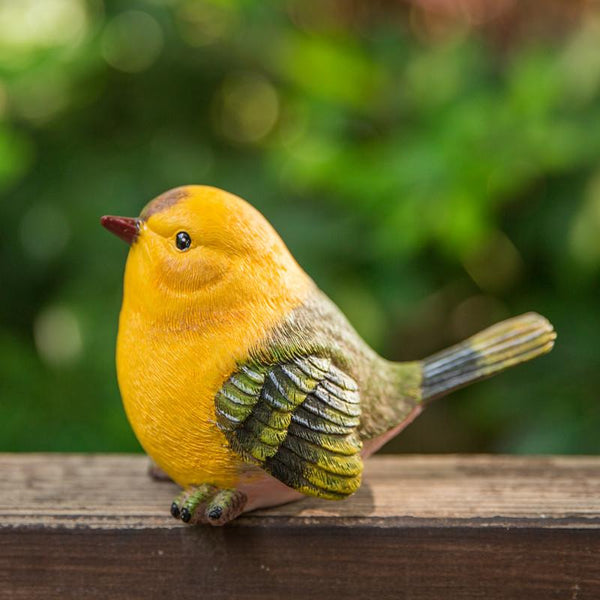 Singing Birds in the Garden, Animal Resin Statue for Garden Ornament, Lovely Birds Statues, Outdoor Decoration Ideas, Garden Ideas-Art Painting Canvas