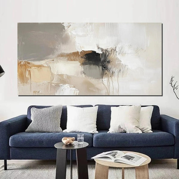 Hand Painted Wall Art Painting, Large Modern Acrylic Painting, Contemporary Canvas Artwork, Abstract Wall Art Paintings, Modern Art for Dining Room-Art Painting Canvas
