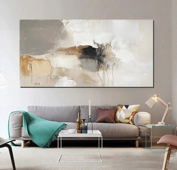 Hand Painted Wall Art Painting, Large Modern Acrylic Painting, Contemporary Canvas Artwork, Abstract Wall Art Paintings, Modern Art for Dining Room-Art Painting Canvas
