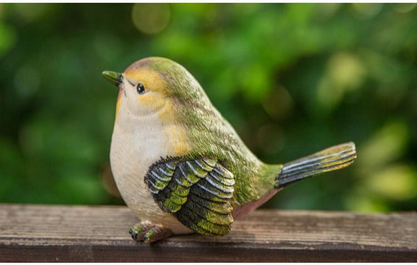 Singing Birds in the Garden, Animal Resin Statue for Garden Ornament, Lovely Birds Statues, Outdoor Decoration Ideas, Garden Ideas-Art Painting Canvas