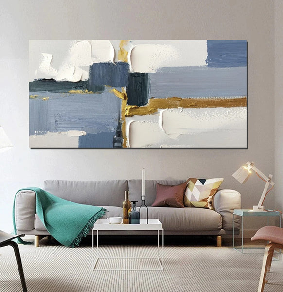Modern Art Paintings for Dining Room, Abstract Acrylic Paintings on Canvas, Hand Painted Wall Art Paintings, Contemporary Canvas Artwork, Abstract Wall Art Paintings-Art Painting Canvas