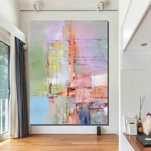 Abstract Acrylic Paintings for Living Room, Buy Paintings Online, Contemporary Canvas Wall Art, Modern Contemporary Artwork-Art Painting Canvas