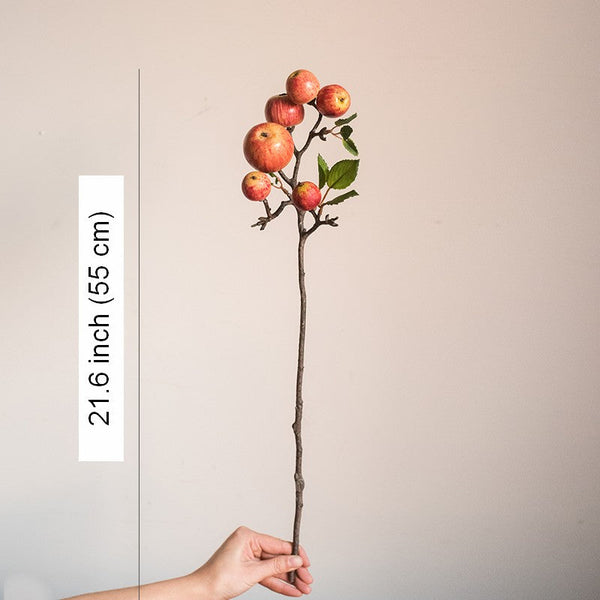 Apple Branch, Fruit Branch, Table Centerpiece, Beautiful Modern Flower Arrangement Ideas for Home Decoration, Autumn Artificial Floral for Dining Room-Art Painting Canvas
