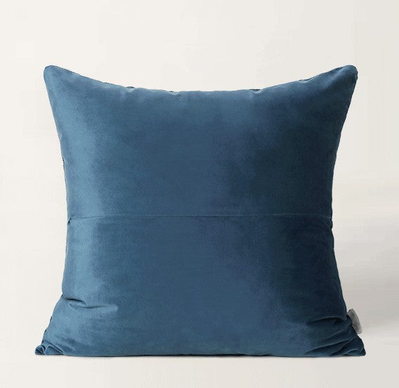 Blue Modern Sofa Pillow, Modern Throw Pillows, Modern Throw Pillow for Couch, Blue Decorative Pillow, Throw Pillow for Living Room-Art Painting Canvas