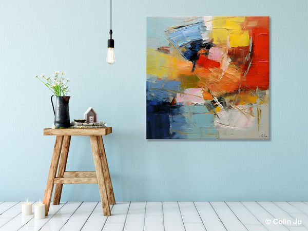Oversized Canvas Paintings, Huge Wall Art Ideas for Living Room, Contemporary Acrylic Art, Original Abstract Art, Hand Painted Canvas Art-Art Painting Canvas